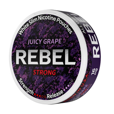 REBEL Juicy Grape Strong - Pouchdaddy