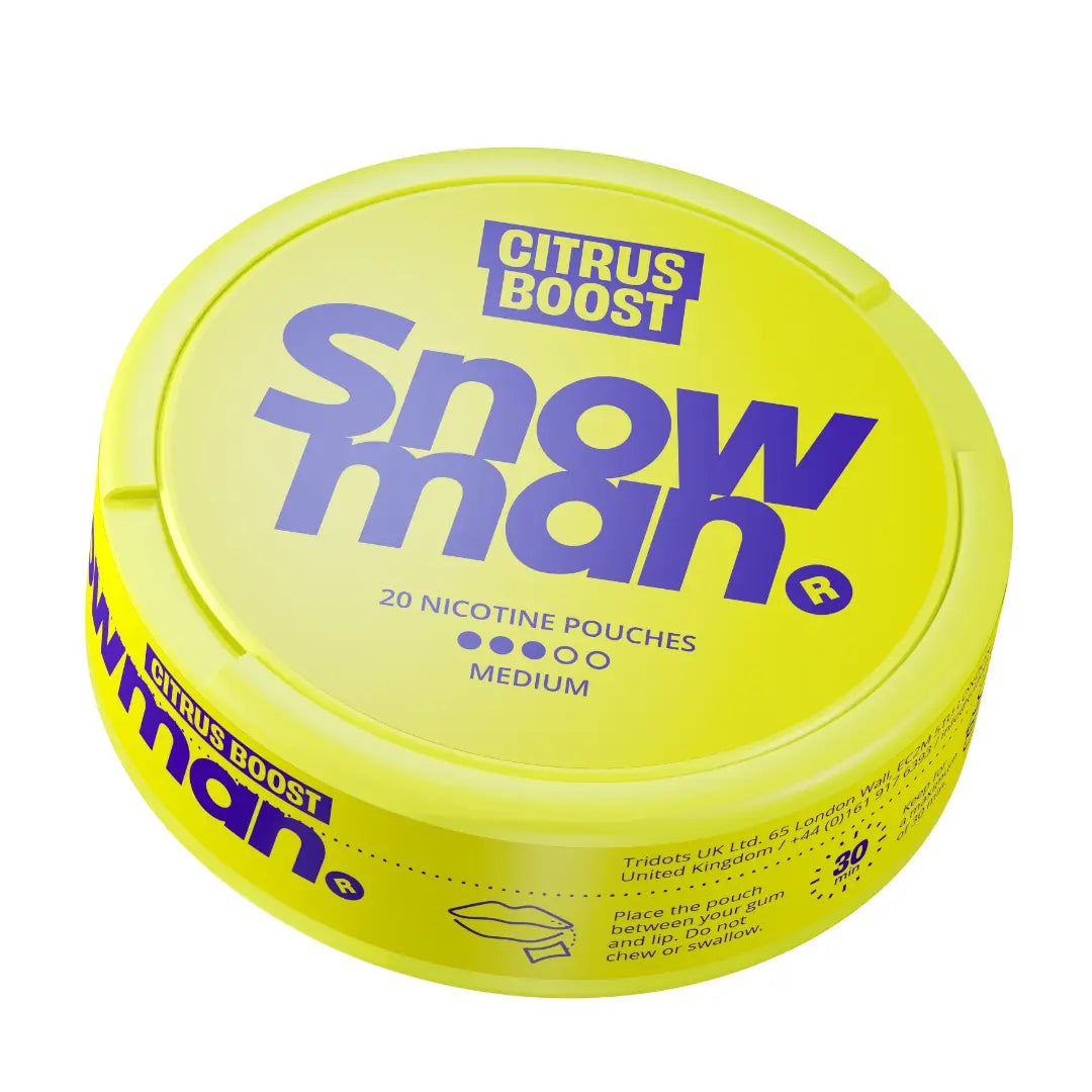 Snowman Citrus Boost 9mg - Pouchdaddy