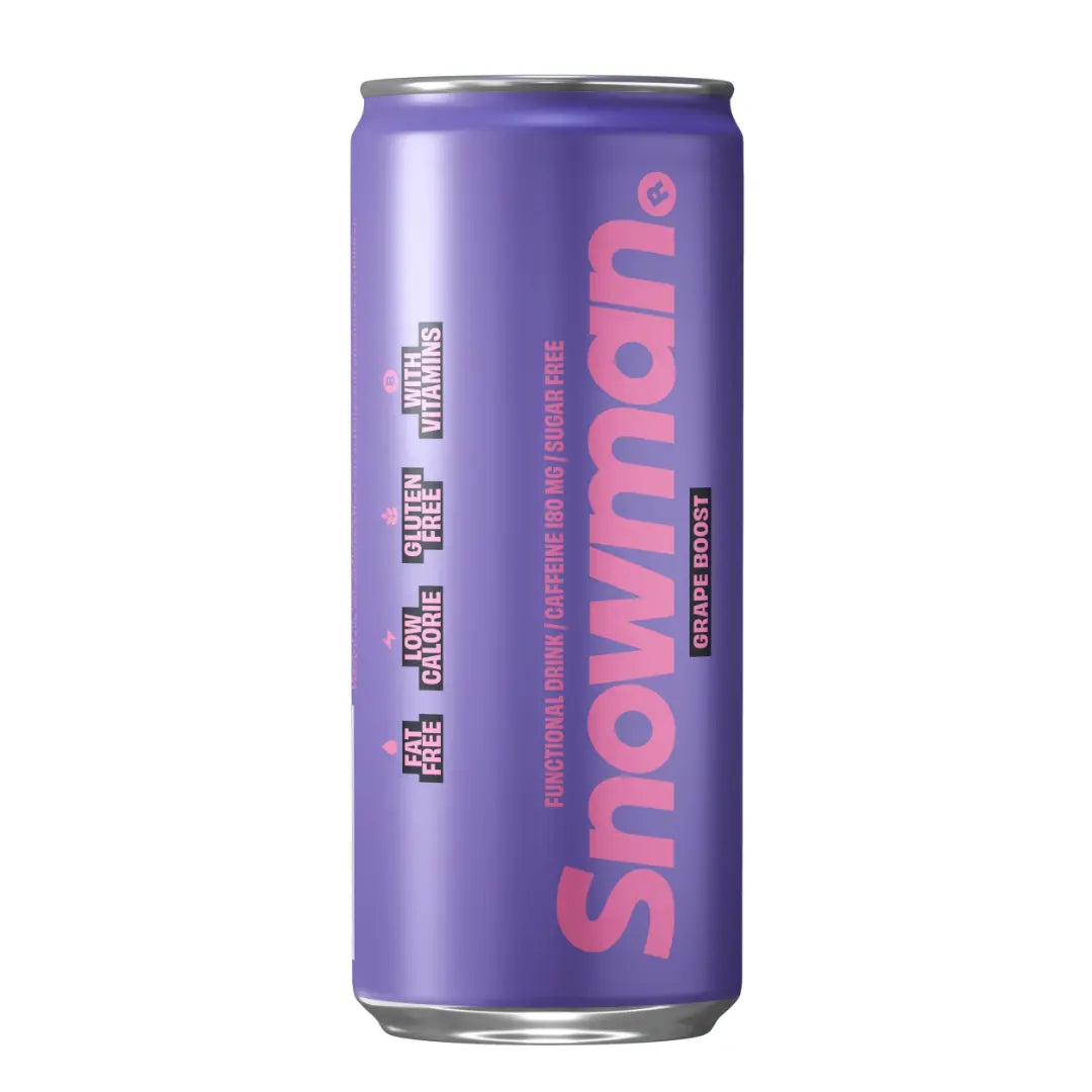Snowman Grape Boost Energy Drink - Pouchdaddy