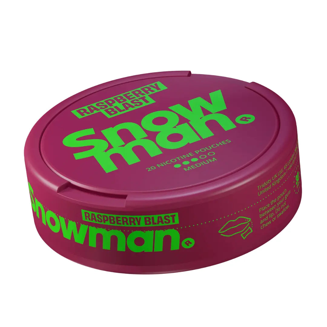 Snowman Raspberry Blast 9mg - Pouchdaddy