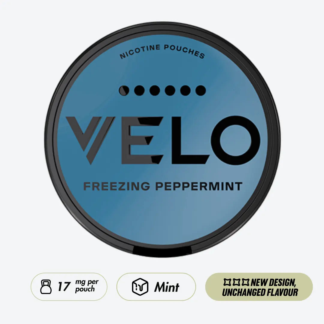 VELO Freezing Peppermint MAX 17mg - Pouchdaddy