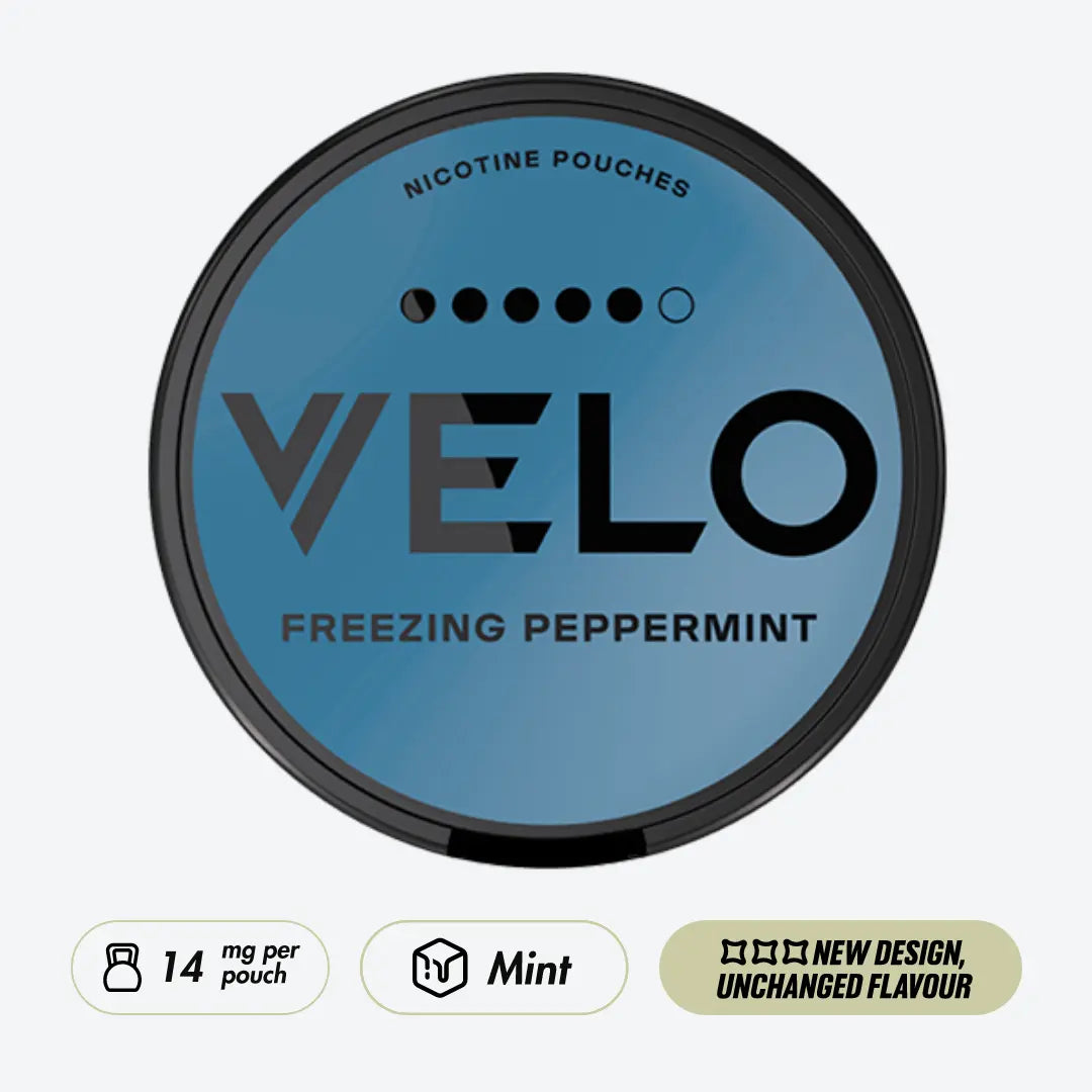 VELO Freezing Peppermint Ultra 14mg - Pouchdaddy