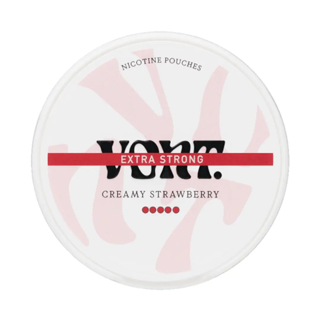 Vont Creamy Strawberry Extra Strong - Pouchdaddy