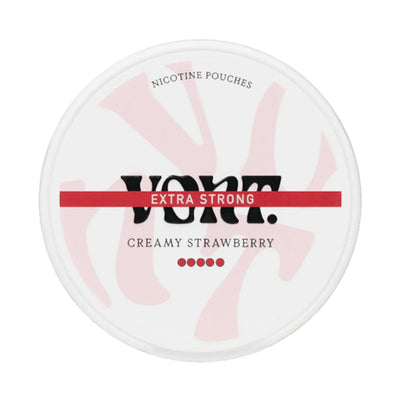 Vont Creamy Strawberry Extra Strong - Pouchdaddy