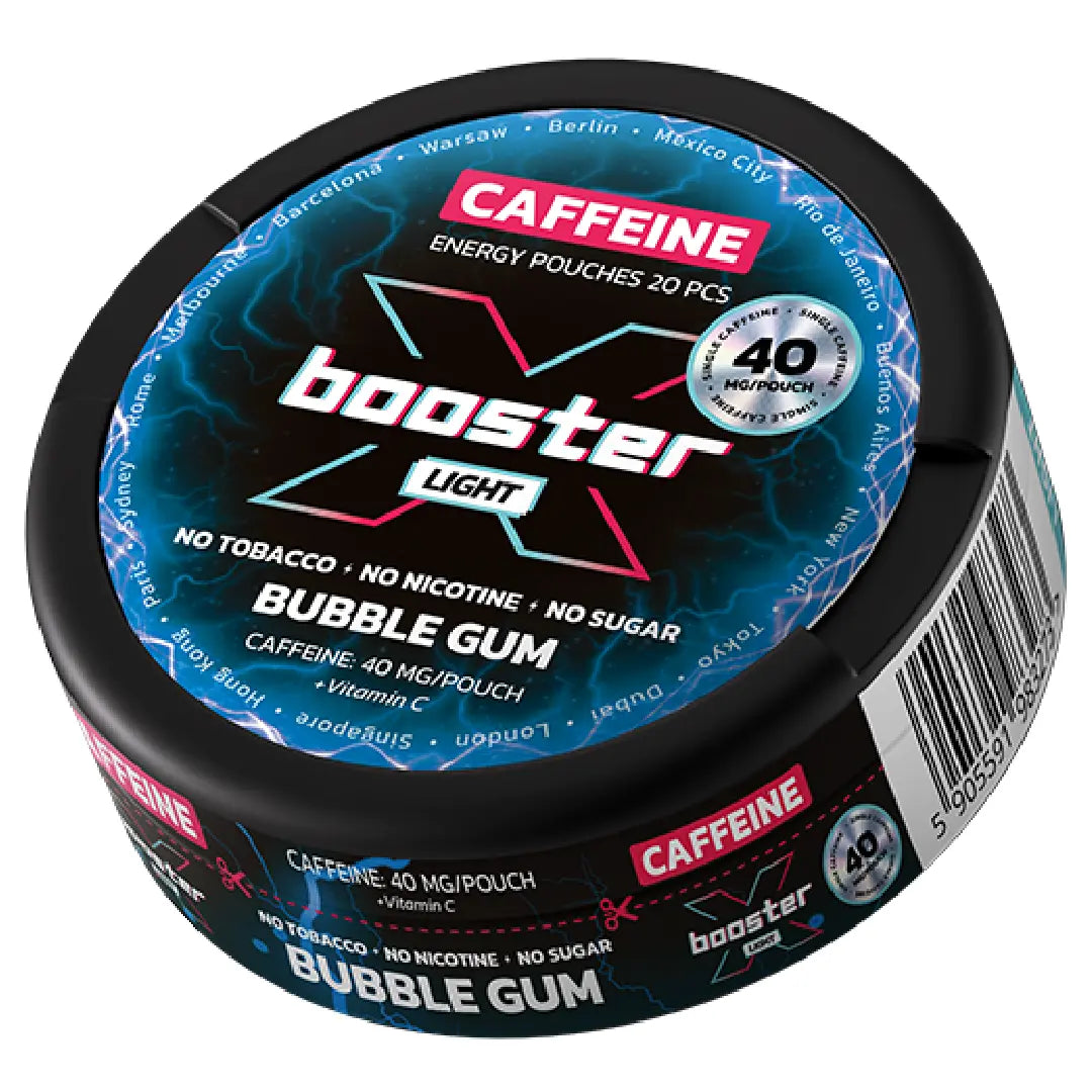 X-Booster Bubble Gum 80 mg - Pouchdaddy