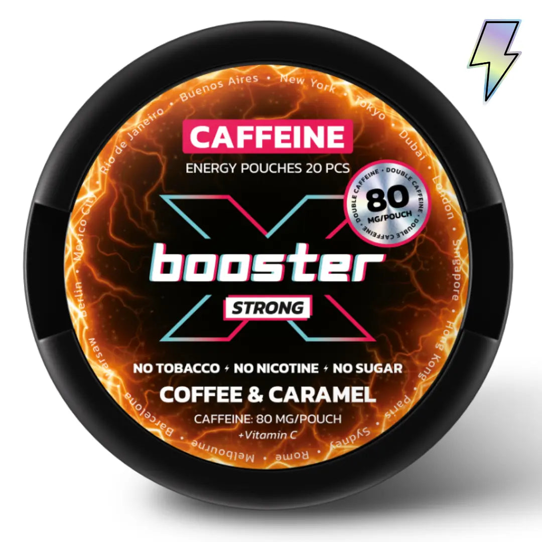 X-Booster Coffee & Carmel 80 mg - Pouchdaddy