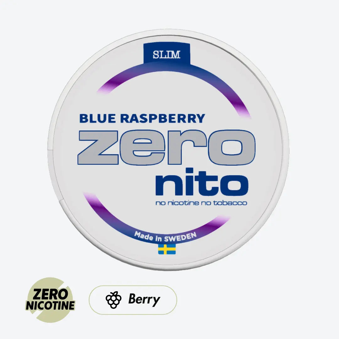 Zeronito Slim Blue Raspberry - Pouchdaddy
