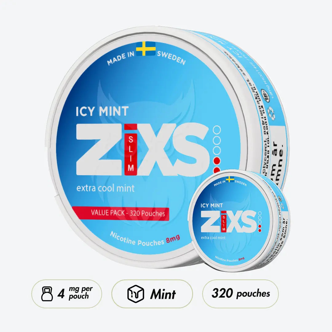 ZIXS Icy Mint Jumbo Can - Pouchdaddy