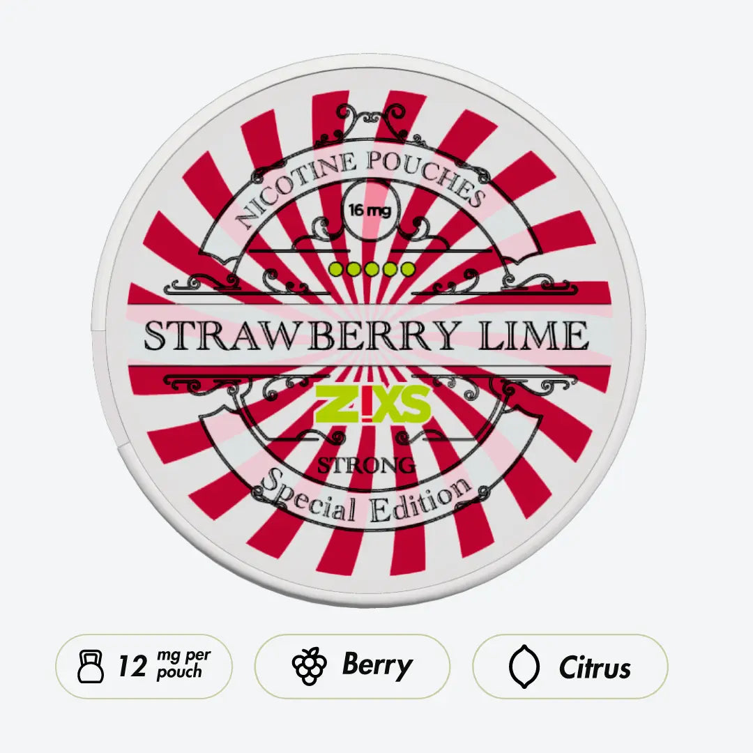 ZIXS Strawberry Lime Slim - Pouchdaddy